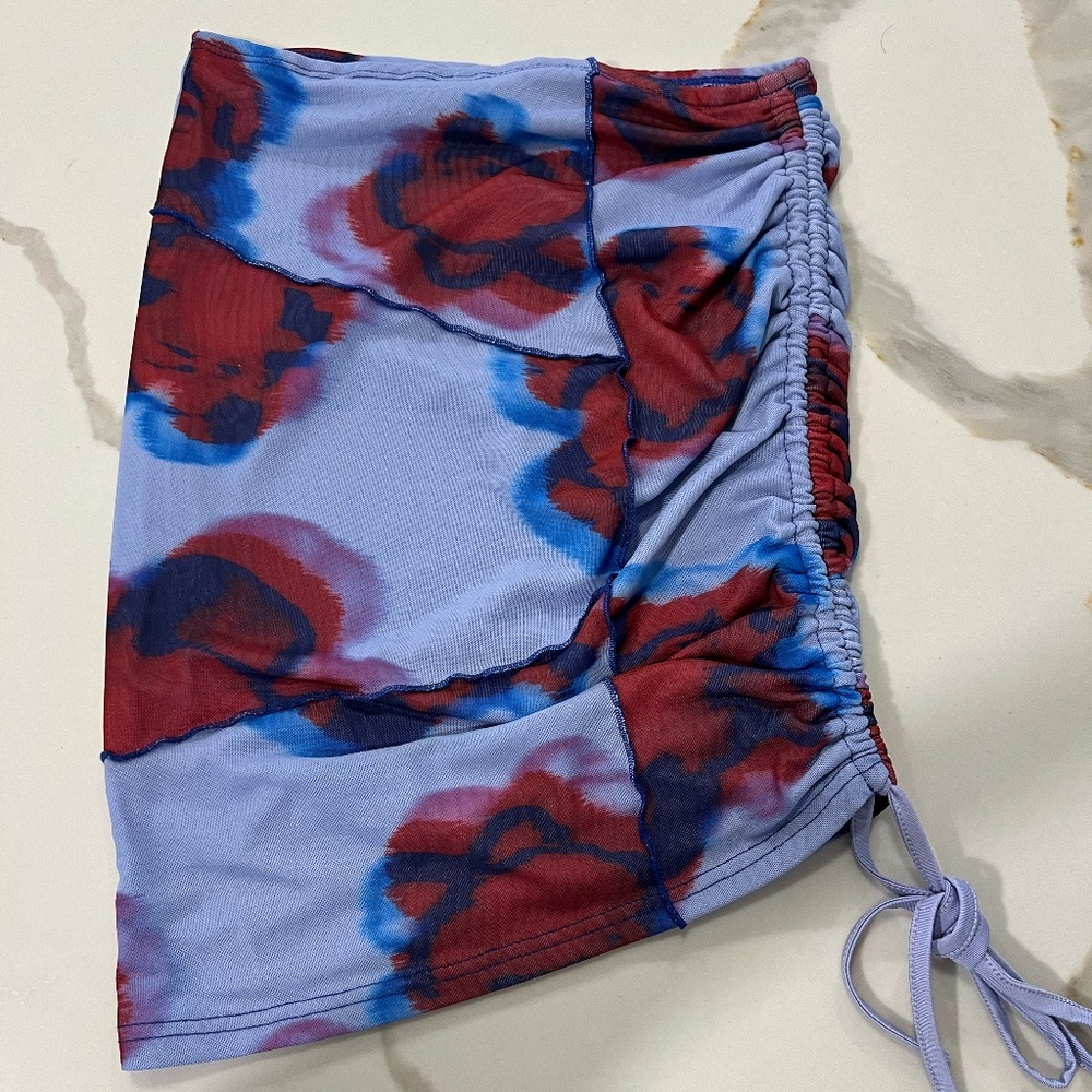 Cider purple printed skirt (XS)